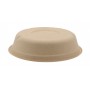 #CTR-BIO-1300-D150 Boluri biodegradabile din trestie de zahar, natur, rotunde, D150-0400