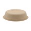 #CTR-BIO-1300-D150 Boluri biodegradabile din trestie de zahar, natur, rotunde, D150-0400