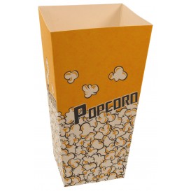 #CTS-VGNR-1400 Cutii din carton pentru popcorn, 2L, galben + negru