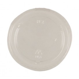 #GLT-1200-CPS-Z01 Capace biodegradabile din PLA, transparente, D62, plate, fara gaura