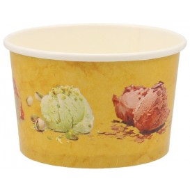 1200 Cupe din carton, ice cream, Ø 95 mm, 8oz