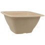 #CTR-BIO-1400-L180 Caserole BIO, natur, patrate, 180 x 180 x 90 mm, 1250 cc