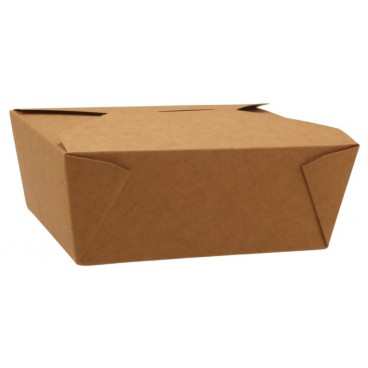Meniuri din carton cu 4 clapete,   900cc, kraft natur