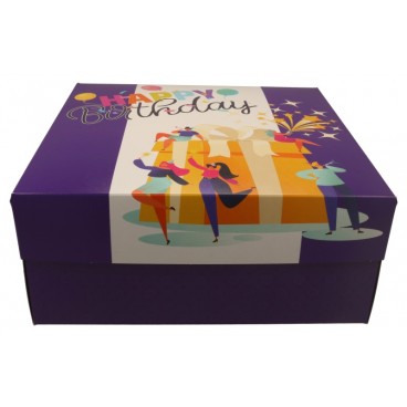 1400 Cutii din carton + auriu, PARTY, 300 x 300 x 130 mm