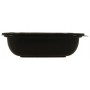 1300 Boluri din PET,  salad, negre, 189 x 189 x 54 mm, 1000 cc
