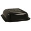 1300 Boluri din PET,  salad, negre, 189 x 189 x 54 mm, 1000 cc