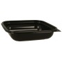 1300 Boluri din PET,  salad, negre,180 x 180 x 44 mm, 750 cc