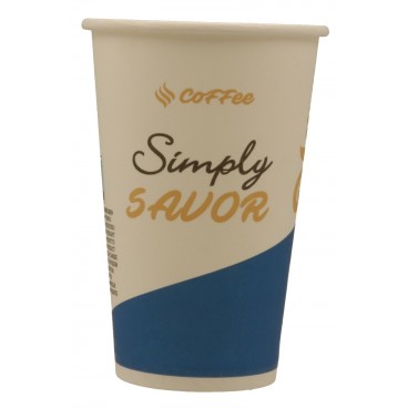 #COF-0200 Pahare din carton, vending, D80 mm, 10 oz