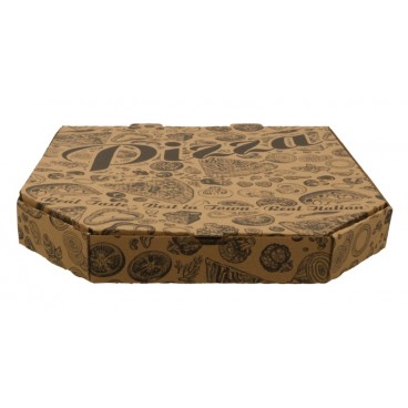 #PZA-4300 Cutii pizza, natur, colt, 280 x 280 x 35 mm