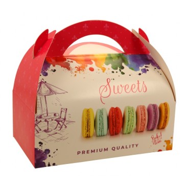 3700 Cutii din carton cu maner, SWEETS, M1710