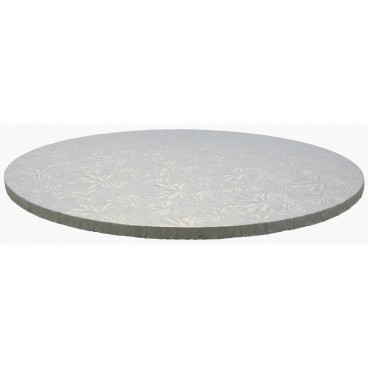 #GLT-3800 Platforme din carton, G12, argintii, rotunde, D450 mm