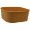 #CTR-1400 Caserole carton, patrate, #KraftC, L175-1300 pentru salate