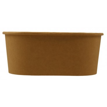 #CTR-1400 Caserole carton, patrate, #KraftC, L175-1300 pentru salate