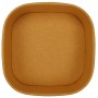 #CTR-1400 Caserole carton, patrate, #KraftC, L175-1300 pentru salate