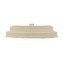 #COF-0200-CRT-Z01 Capace din PP, albe cu orificiu pentru bauturi calde, D80 mm