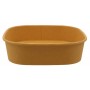 #CTR-1400 Caserole carton, patrate, #KraftC, L175-0750 pentru salate