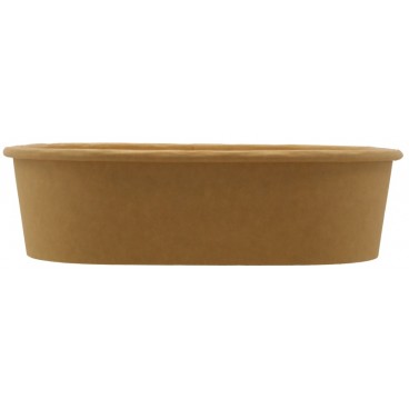 #CTR-1400 Caserole carton, patrate, #KraftC, L175-0750 pentru salate
