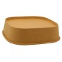 #CTR-1400 Caserole carton, patrate, #KraftC, L175-0750 pentru salate