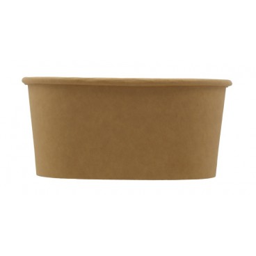 #CTR-1400 Caserole carton, patrate, #KraftC, L132-0650 pentru salate