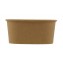 #CTR-1400 Caserole carton, patrate, #KraftC, L132-0650 pentru salate