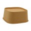 #CTR-1400 Caserole carton, patrate, #KraftC, L132-0650 pentru salate