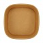 #CTR-1400 Caserole carton, patrate, #KraftC, L132-0650 pentru salate
