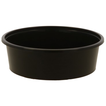 Boluri plastic din PP, negre, capac in bax, CSB, D117, M250