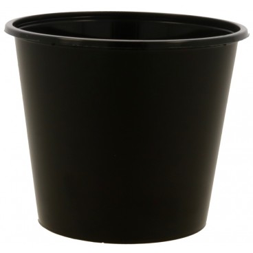 Boluri plastic din PP, negre, capac separat in bax, D117, M680