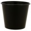 Boluri plastic din PP, negre, capac separat in bax, D117, M680