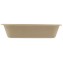 @BIO-1400-225160 Caserole biodegradabile din trestie de zahar + CPET, natur + negru, M225160-1C