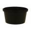 Boluri plastic din PP cu sigilare, negre, capac in bax, CSB, D116, 16OZ