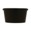 Boluri plastic din PP cu sigilare, negre, capac in bax, CSB, D116, 16OZ
