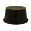 Boluri plastic din PP cu sigilare, negre, capac in bax, CSB, D116, 16OZ