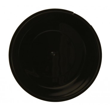 Boluri plastic din PP cu sigilare, negre, capac in bax, CSB, D116, 16OZ