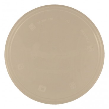 Boluri plastic din PP cu sigilare, negre, capac in bax, CSB, D116, 16OZ