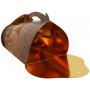 #GLT-3600 Cutii tort cu maner din carton, #CHOCO + AUR, CT2, M0270