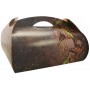 #GLT-3600 Cutii tort cu maner din carton, #CHOCO + AUR, CT3, M3525