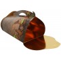 #GLT-3600 Cutii tort cu maner din carton, #CHOCO + AUR, CT3, M3525