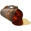 #GLT-3600 Cutii tort cu maner din carton, #CHOCO + AUR, CT3, M3525