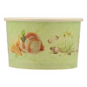 #GLT-1200 Cupe din carton, ice cream, D90, 6oz
