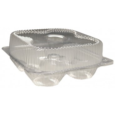 T-3700 Cutii prajituri plastic, capac atasat #Display #4P #LowLid #SI-405