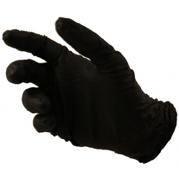 #TIGN-5700 Manusi din Nitril, Strong, nepudrate, marimea XL, negre