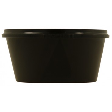 @EXCLB-1300 Boluri plastic din PP cu sigilare, negre, capac in bax, CSB, D120, 560CC