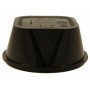 @EXCLB-1300 Boluri plastic din PP cu sigilare, negre, capac in bax, CSB, D120, 560CC