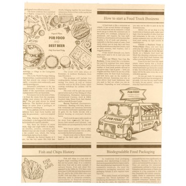 #CTS-VGNR-4500 Hartie ambalaj RG (rezistenta la grasimi), tipar ziar #RG #NewsCnS #M2520