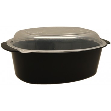 @ULTLB-1400 Caserole plastic din PP cu capac, ultra-rezistente, #CSB #TAVESSA #M2316 #42OZ