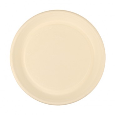 #ABC-#2-0900 Farfurii biodegradabile din trestie de zahar, EU, albe, rotunde, M170