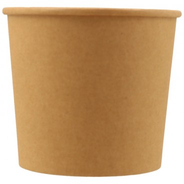 #CTR-1300-D110 Boluri din carton, kraft natur, D110, 20oz