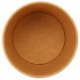 #CTR-1300-D110 Boluri din carton, kraft natur, D110, 20oz