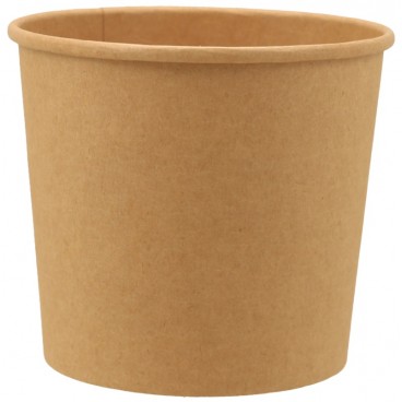 #CTR-1300-D110 Boluri din carton, kraft natur, D110, 20oz